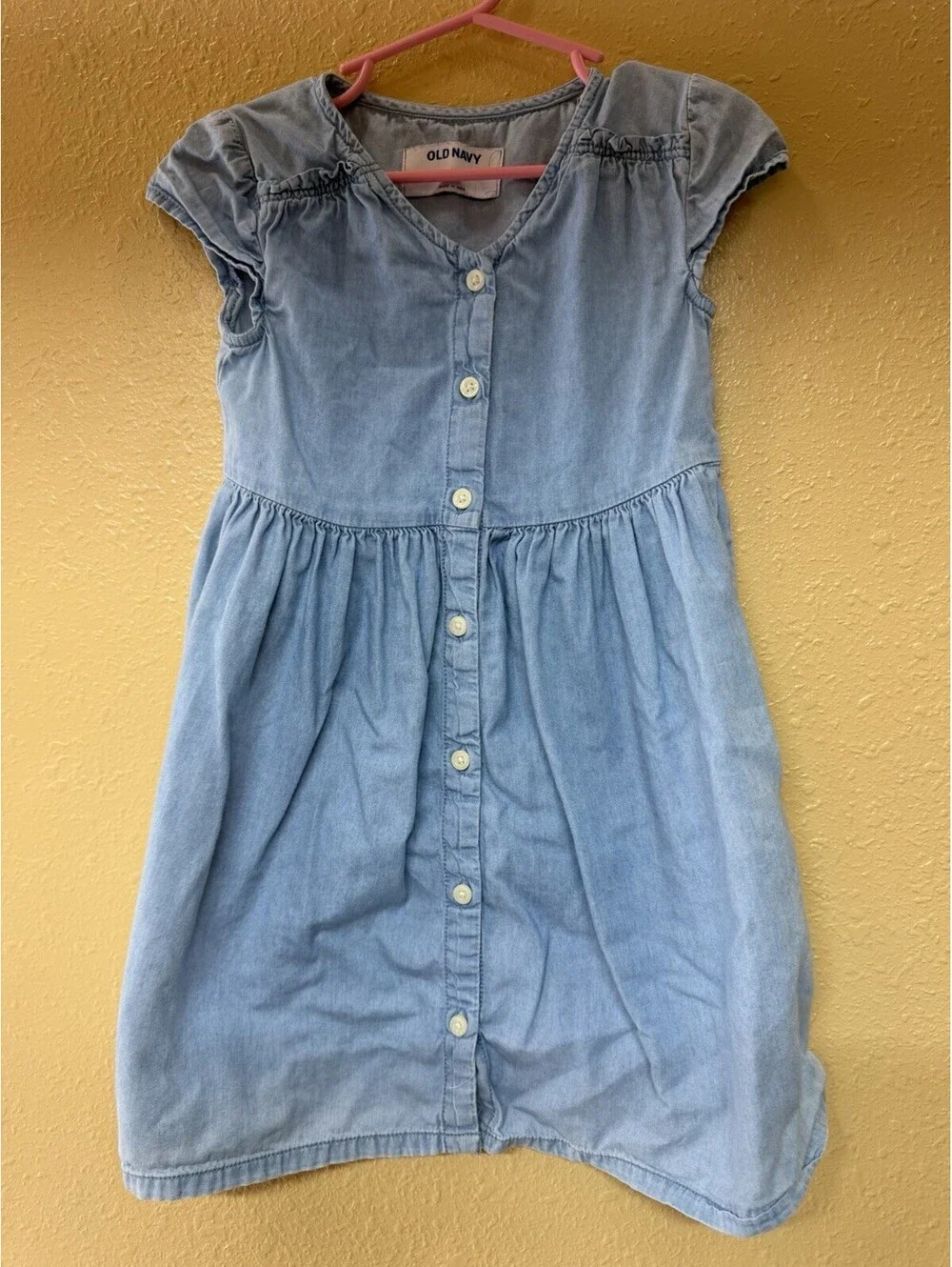Old Navy Toddler Girls Size 4T soft denim dress